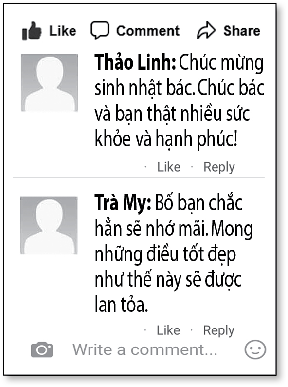 Con trai bí mật tổ chức sinh nhật cho cha, hàng ngàn người lạ gửi lời chúc - Ảnh 7. Con trai bí mật tổ chức sinh nhật cho cha, hàng ngàn người lạ gửi lời chúc - Ảnh 7.