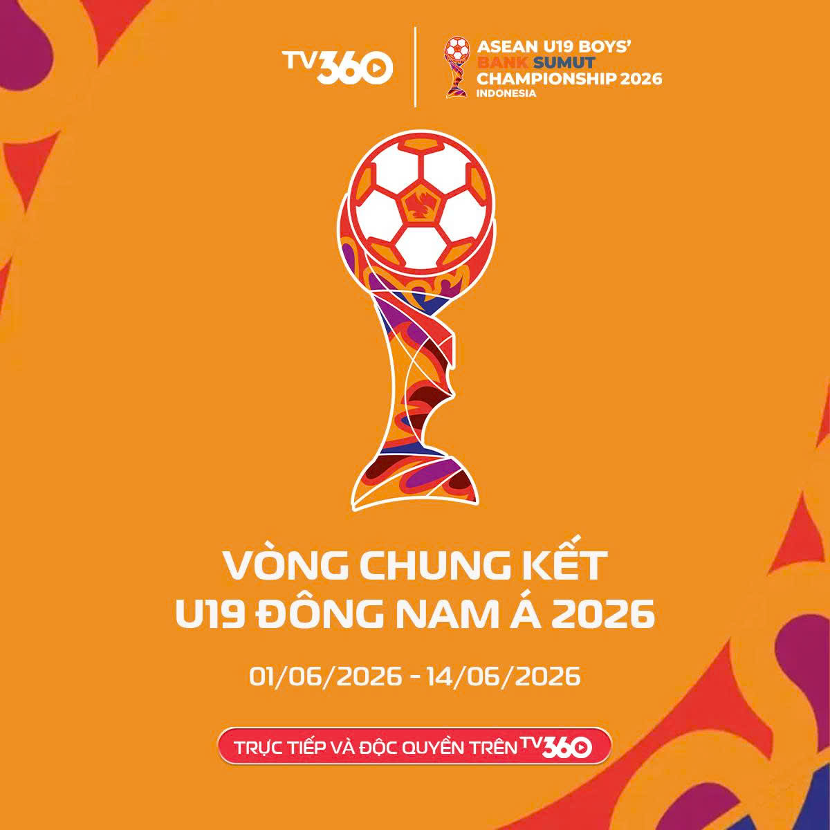 TV360 phát độc quyền giải U.19 Đông Nam Á: U.19 Việt Nam quyết săn ngôi vương- Ảnh 1.