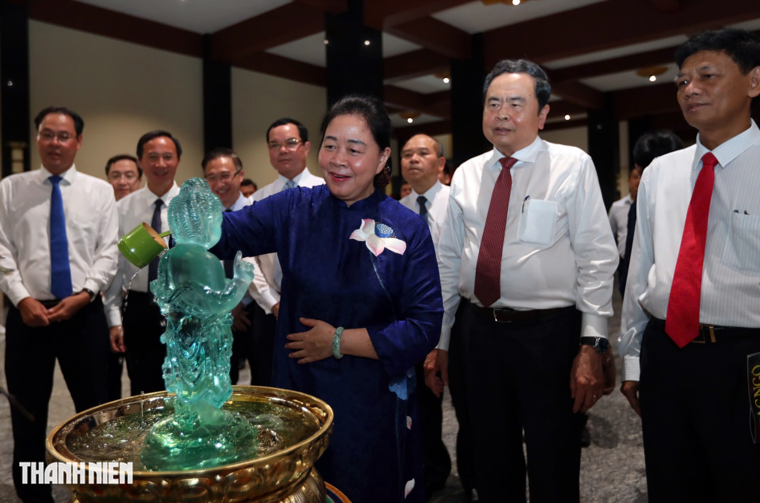 Chủ tịch Quốc hội Trần Thanh Mẫn thăm Đức Pháp chủ Giáo hội Phật giáo Việt Nam- Ảnh 11. Chủ tịch Quốc hội Trần Thanh Mẫn thăm Đức Pháp chủ Giáo hội Phật giáo Việt Nam- Ảnh 11.