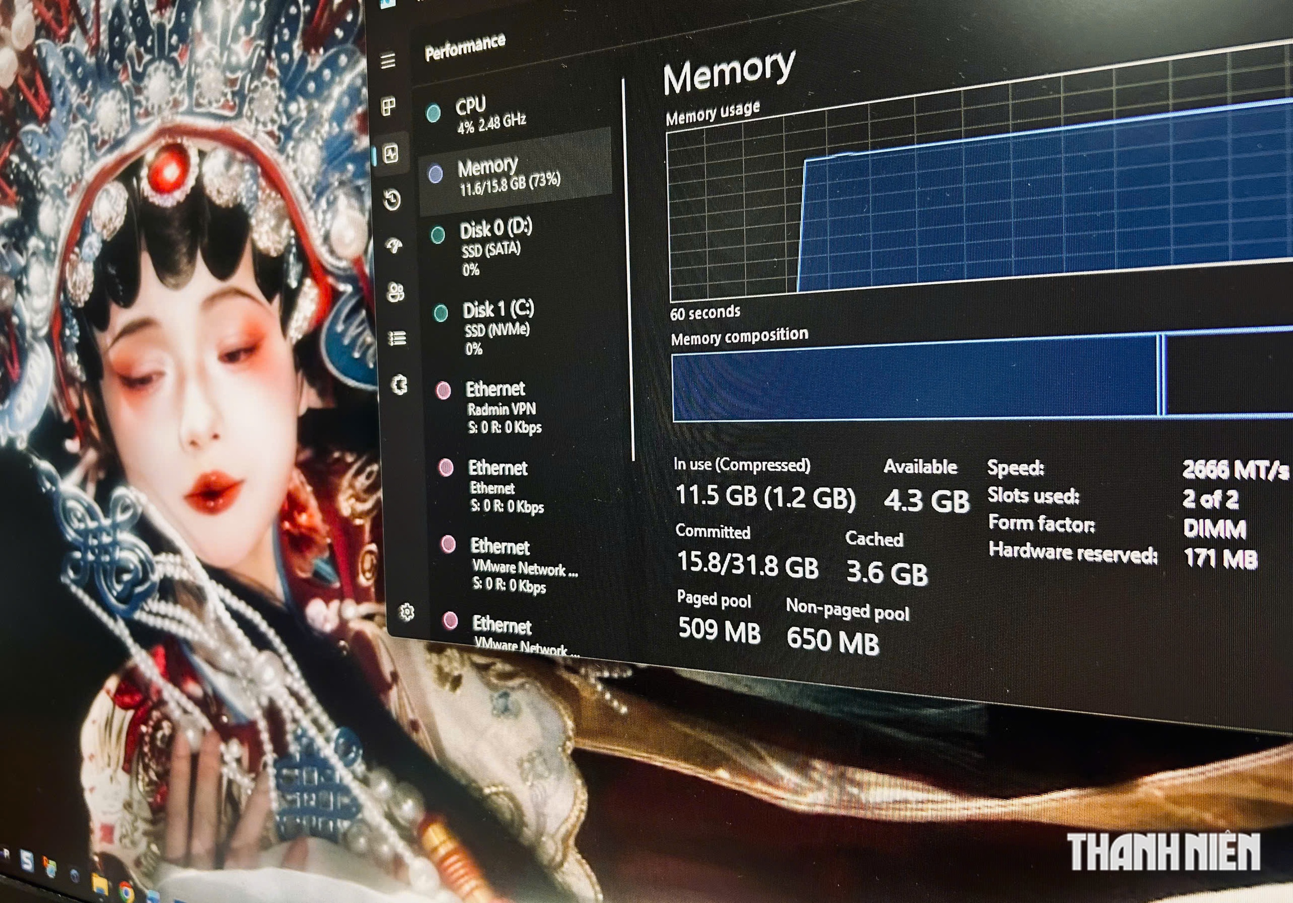 Mẹo đơn giản giúp giành lại 5 GB RAM bị chiếm dụng trên Windows - Ảnh 1.