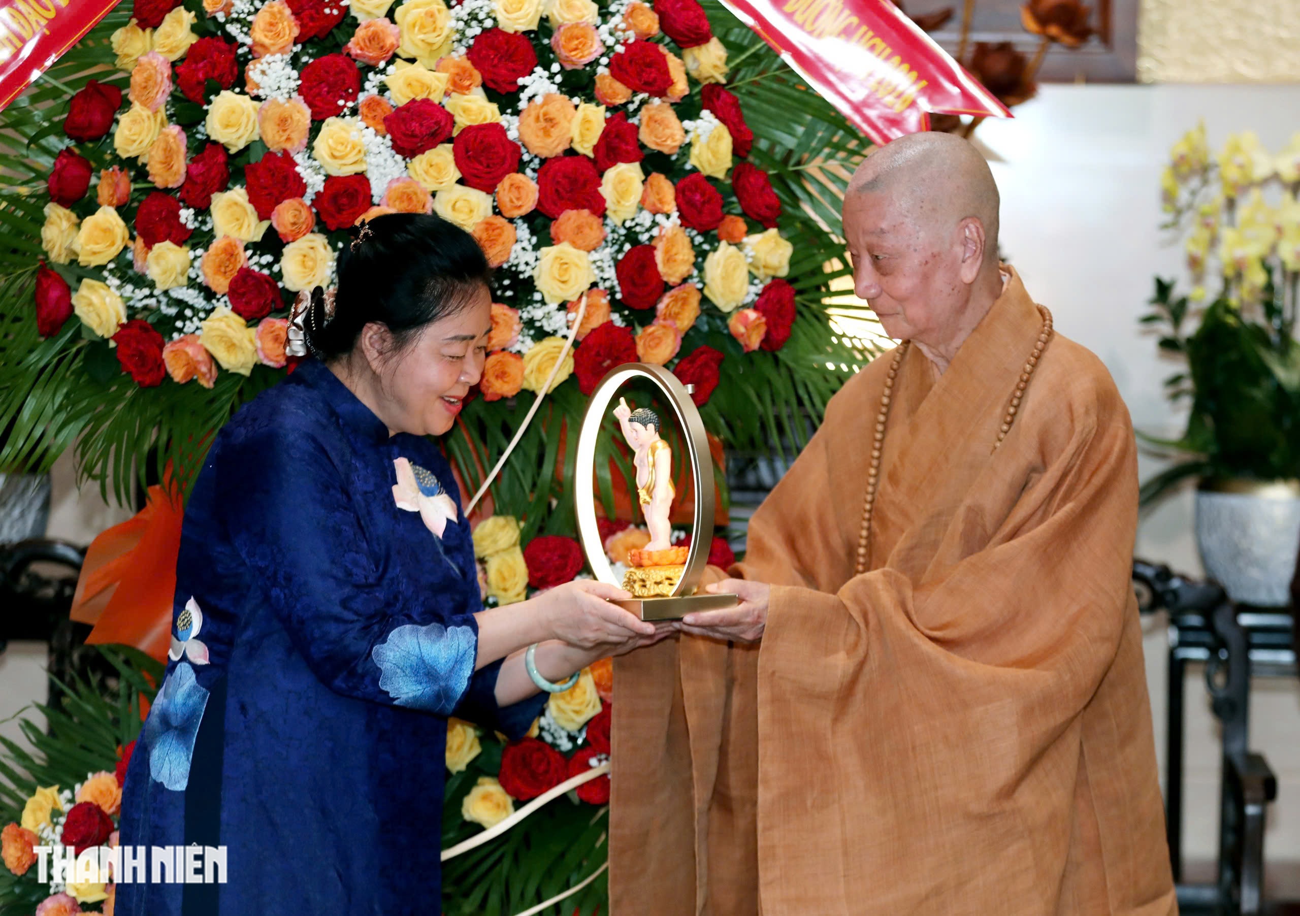 Chủ tịch Quốc hội Trần Thanh Mẫn thăm Đức Pháp chủ Giáo hội Phật giáo Việt Nam- Ảnh 7. Chủ tịch Quốc hội Trần Thanh Mẫn thăm Đức Pháp chủ Giáo hội Phật giáo Việt Nam- Ảnh 7.