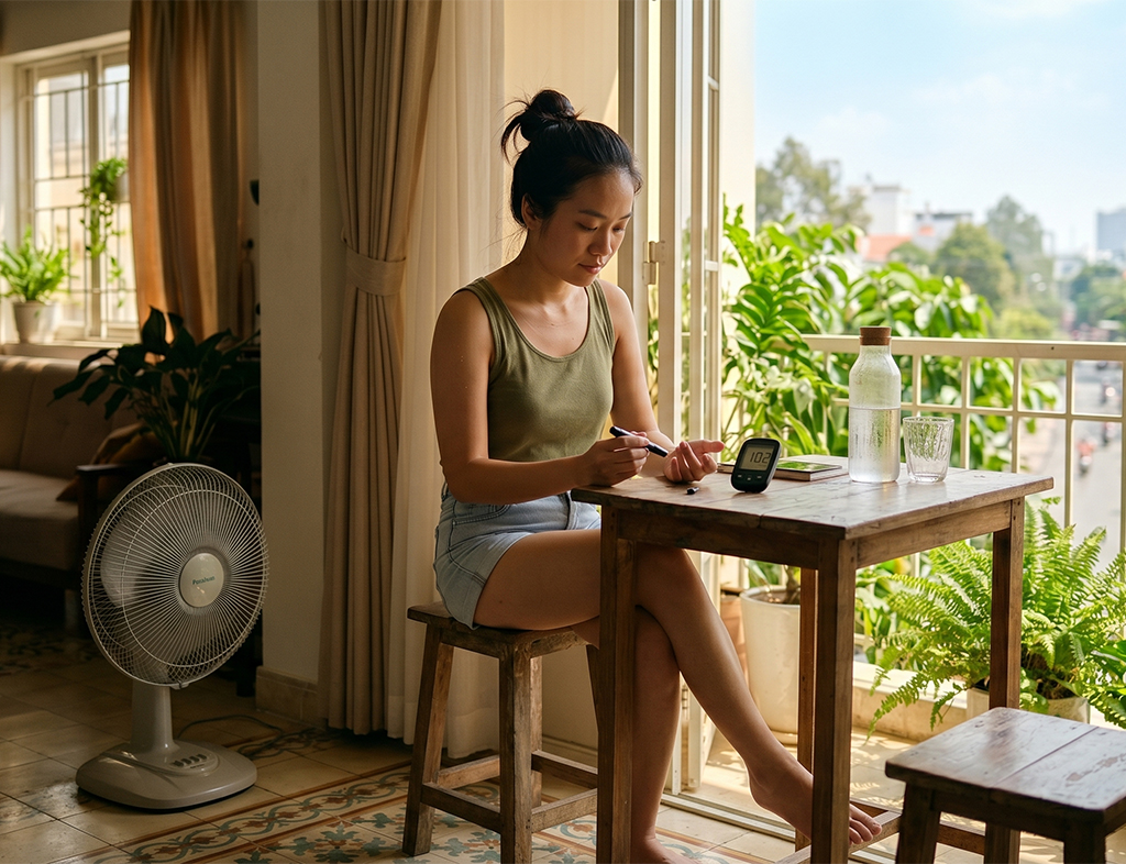 Bác sĩ: Nắng nóng có thể gây nên ‘vòng xoắn’ nguy hiểm ở người tiểu đường - Ảnh 2.