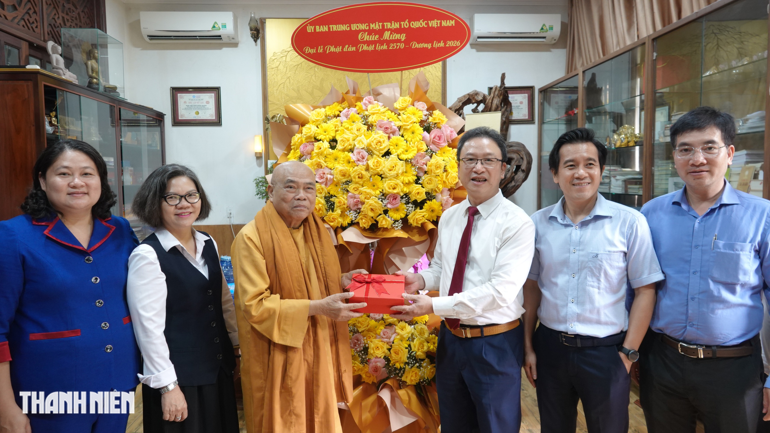 MTTQ Việt Nam tri ân đóng góp của Giáo hội Phật giáo Việt Nam dịp Phật đản - Ảnh 6.