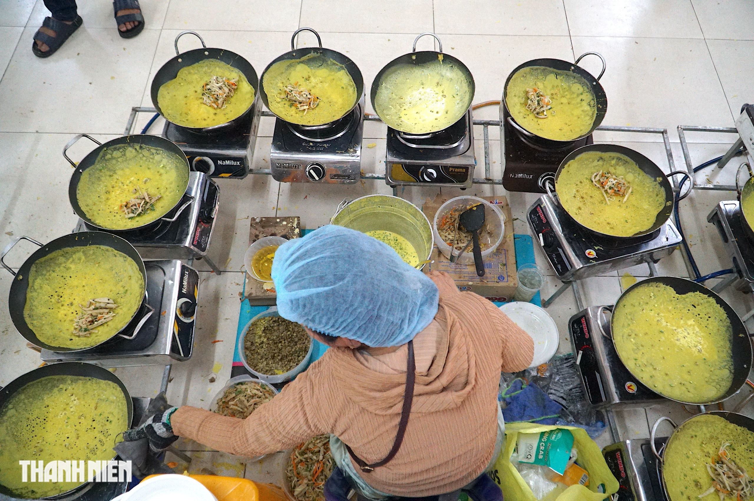 &lsquo;Đại tiệc&rsquo; 20.000 chiếc b&aacute;nh x&egrave;o chay miễn ph&iacute; tại ch&ugrave;a Hoằng Ph&aacute;p m&ugrave;a Phật đản - Ảnh 4.