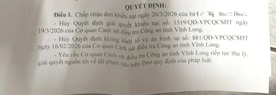 Viện KSND khu vực 2 yêu cầu điều tra lại vụ nữ sinh bị xâm hại - Ảnh 1.