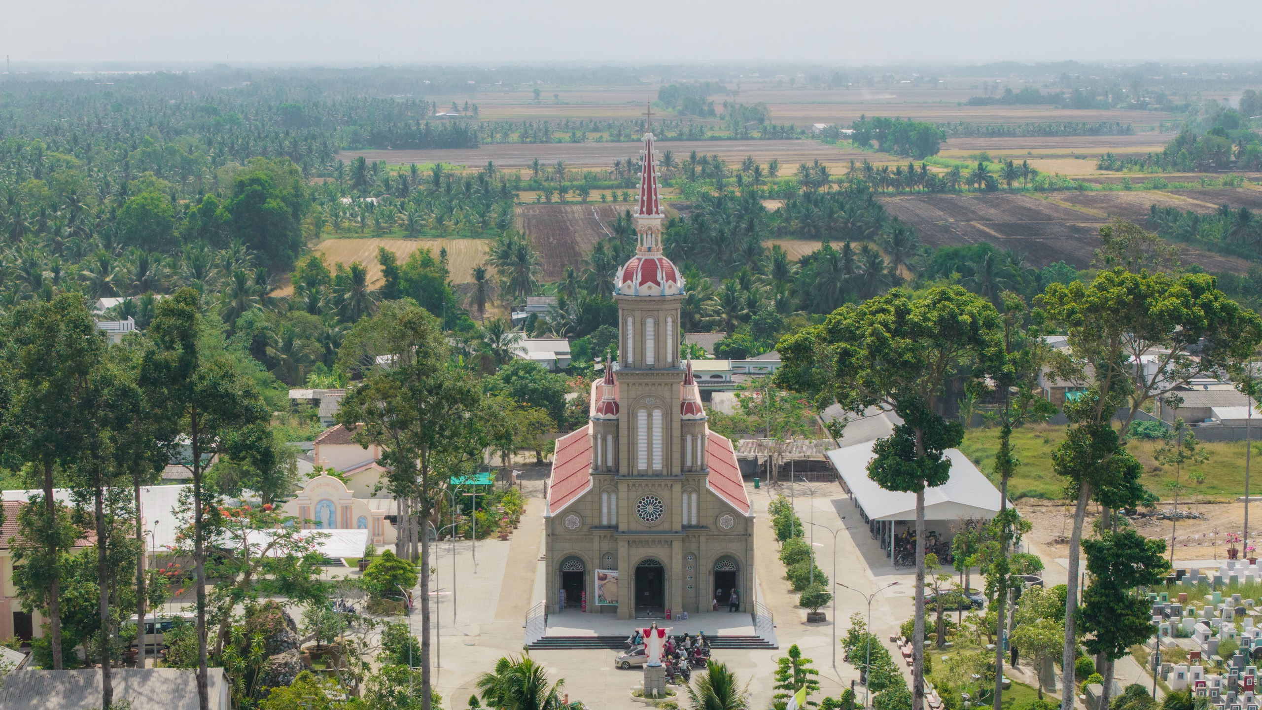 Nh&agrave; thờ Phước Hảo v&agrave; dấu ấn 200 năm lịch sử ở v&ugrave;ng đầm lầy Giồng R&ugrave;m- Ảnh 1.