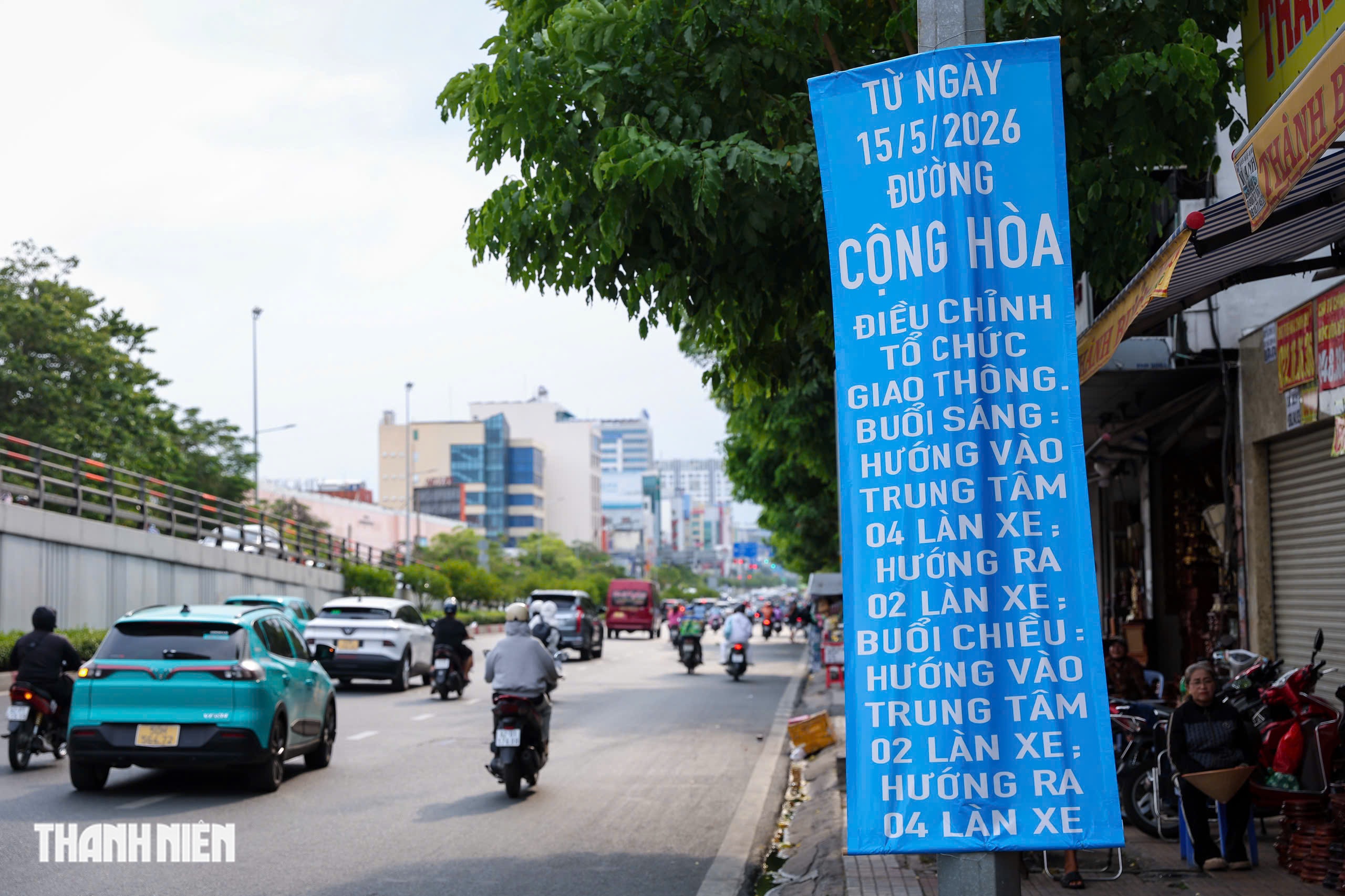 Đường 3 chiều đầu ti&ecirc;n ở Việt Nam tr&ecirc;n đường Cộng H&ograve;a: Đi sao cho đ&uacute;ng? - Ảnh 11.