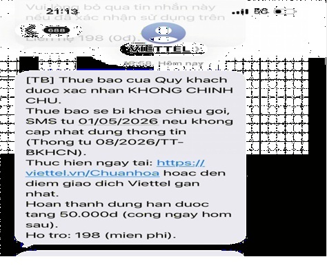 Nh&agrave; mạng bắt đầu kh&oacute;a SIM điện thoại v&igrave; chưa x&aacute;c thực - Ảnh 2.