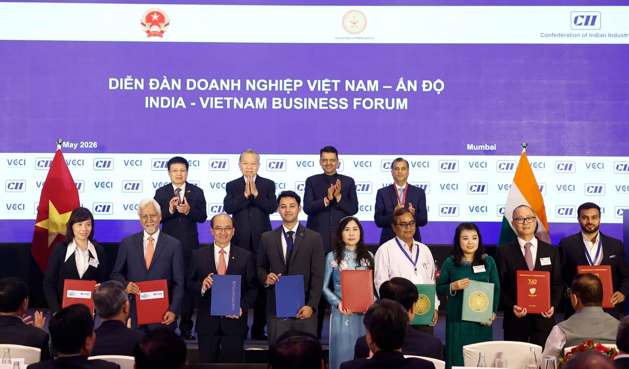 Tổng B&iacute; thư, Chủ tịch nước T&ocirc; L&acirc;m dự Diễn đ&agrave;n doanh nghiệp Việt Nam- Ấn Độ - Ảnh 3.