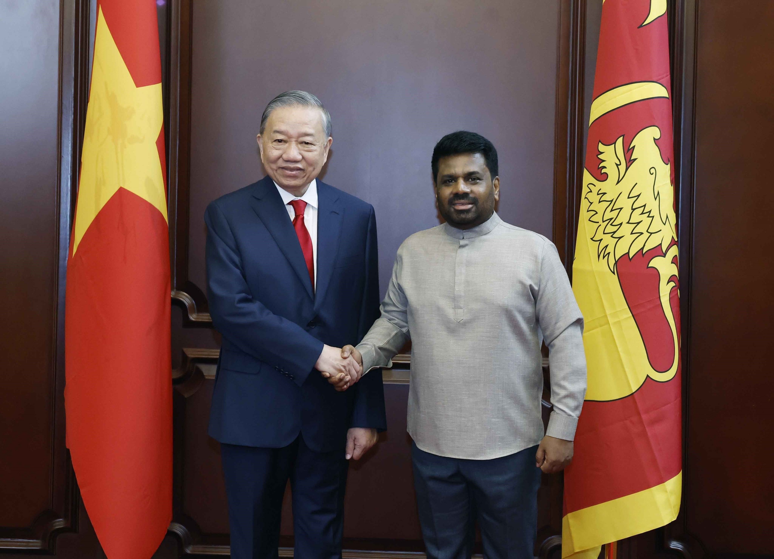 Lễ đón Tổng Bí thư, Chủ tịch nước Tô Lâm thăm Sri Lanka- Ảnh 3.