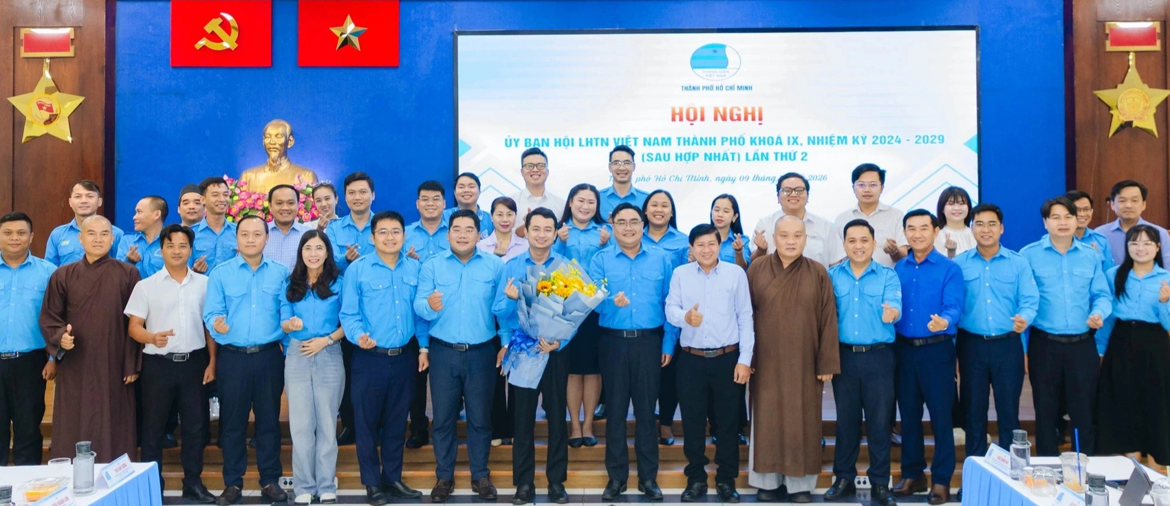 Anh Lê Tuấn Anh giữ chức Chủ tịch Hội Liên hiệp thanh niên Việt