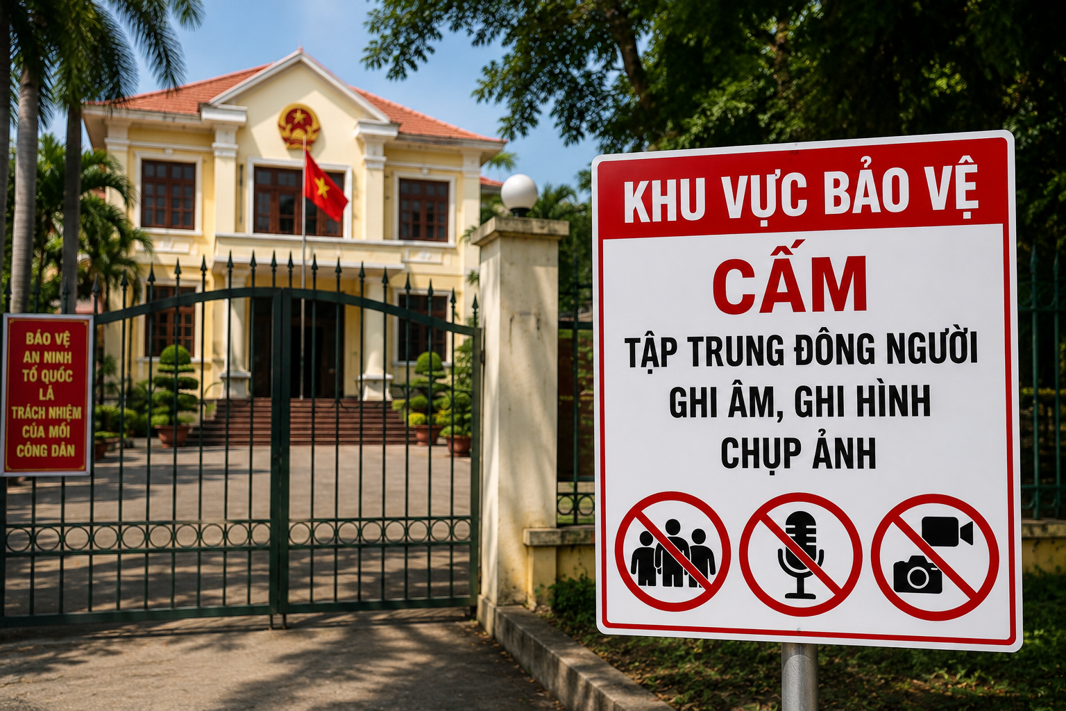 Cà Mau cấm ghi âm, ghi hình tại nhiều khu vực bảo vệ trọng yếu- Ảnh 1. Cà Mau cấm ghi âm, ghi hình tại nhiều khu vực bảo vệ trọng yếu- Ảnh 1.
