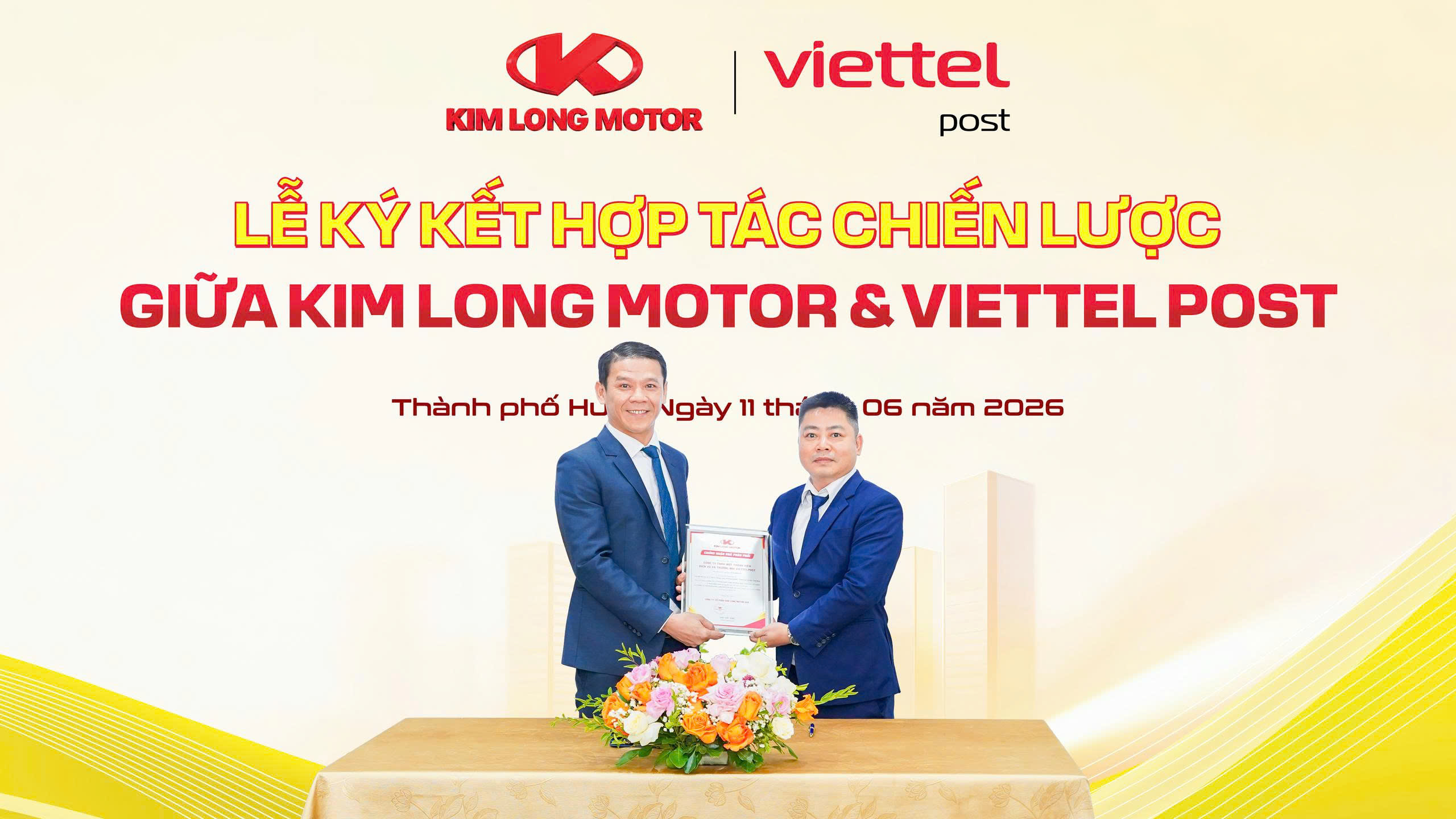 Kim Long Motor và Viettel Post ký kết hợp tác chiến lược toàn diện- Ảnh 2. Kim Long Motor và Viettel Post ký kết hợp tác chiến lược toàn diện- Ảnh 2.