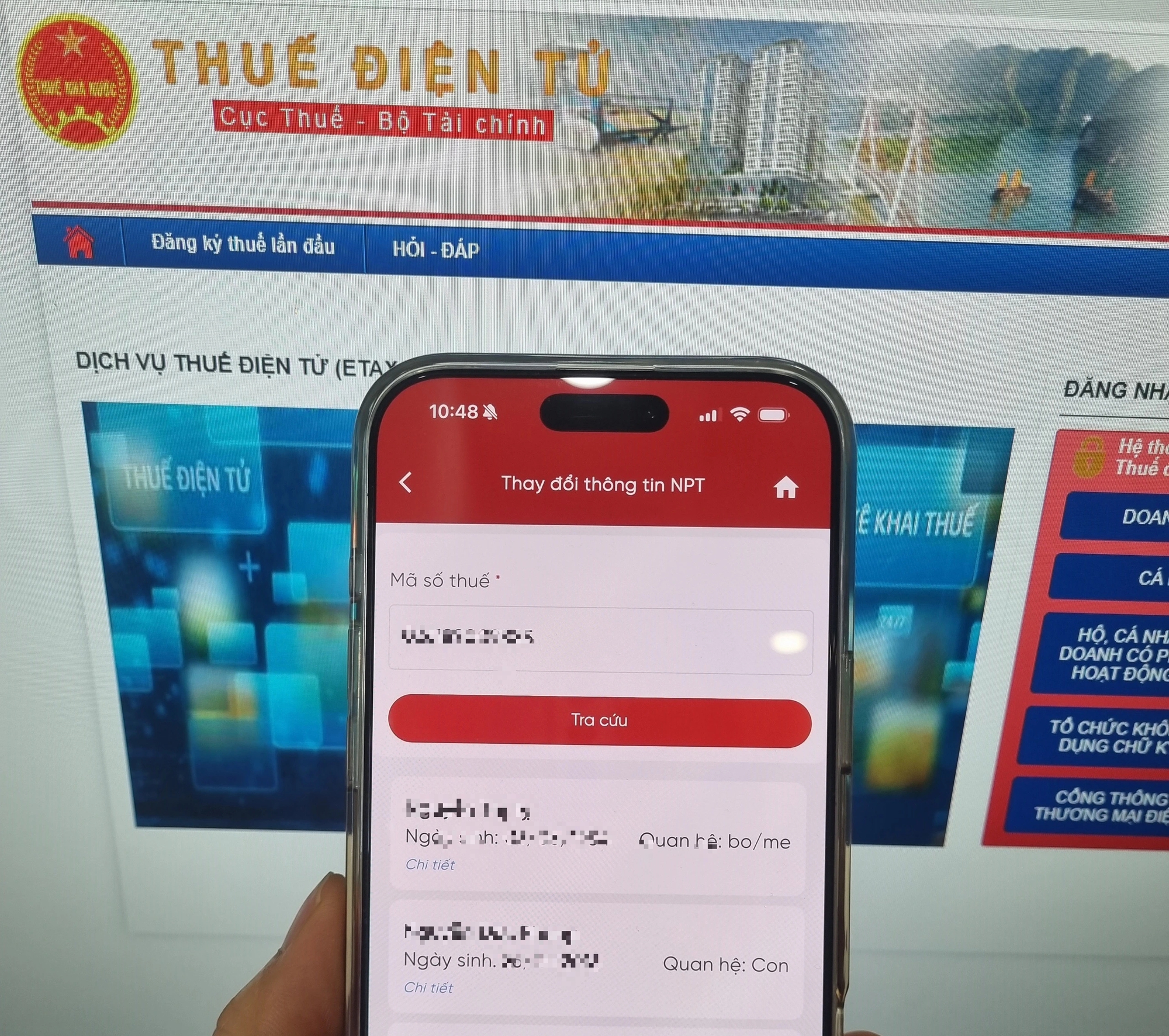 Xử lý thế nào khi sai thông tin người phụ thuộc trên eTax Mobile?- Ảnh 1. Xử lý thế nào khi sai thông tin người phụ thuộc trên eTax Mobile?- Ảnh 1.