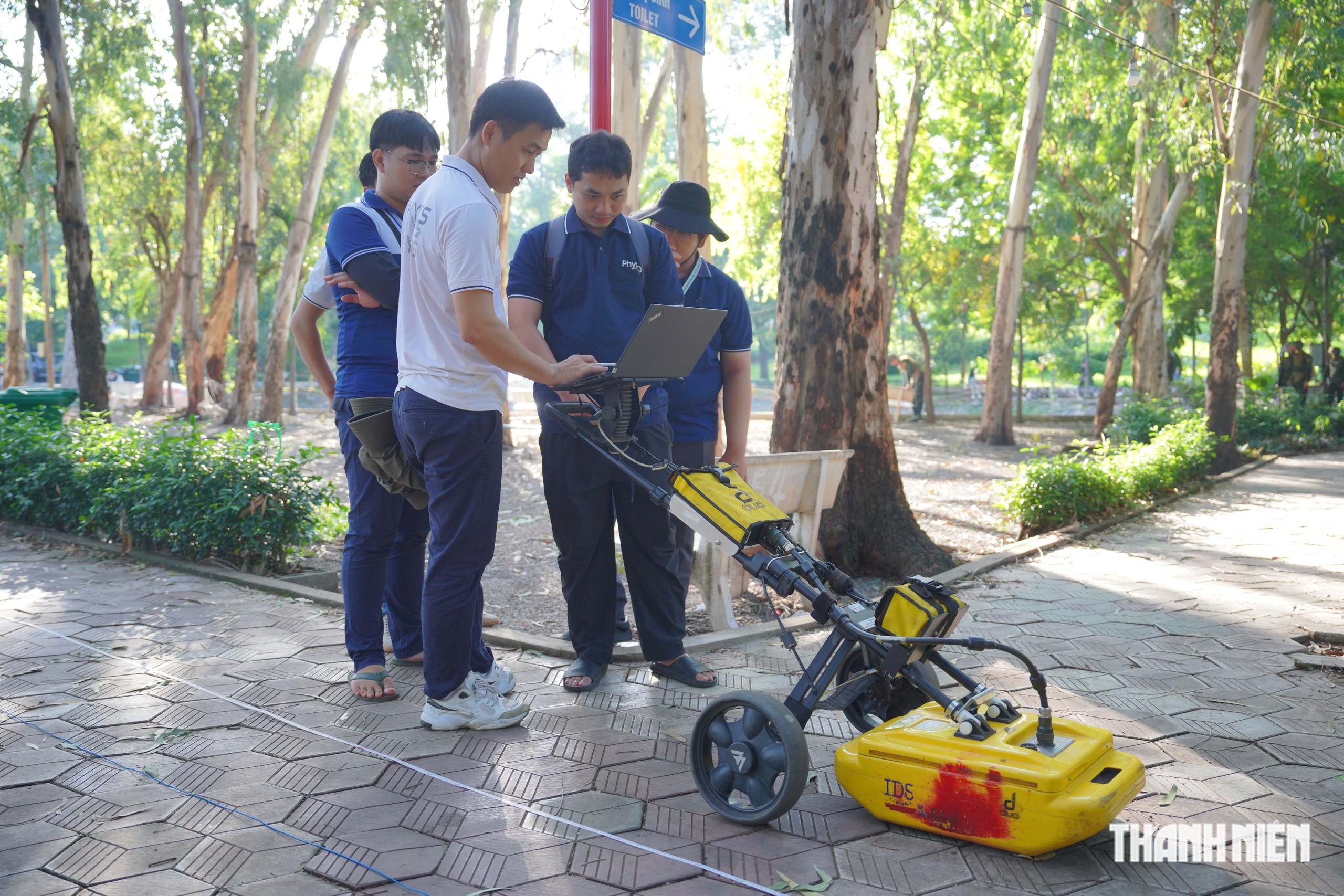 Các công nghệ được sử dụng để tìm mộ liệt sĩ tại công viên Lê Thị Riêng- Ảnh 3.