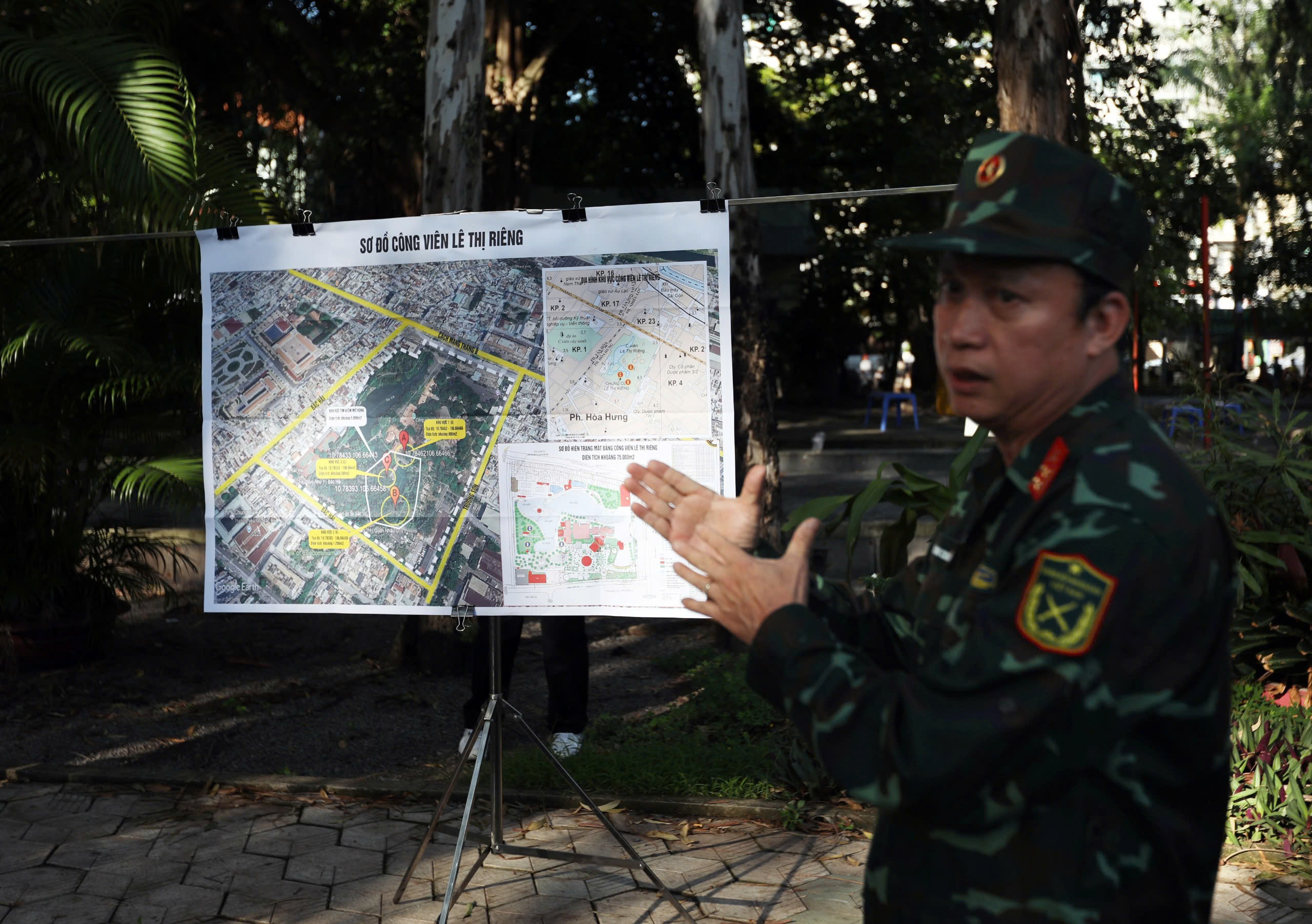 Dùng radar xuyên đất tìm mộ liệt sĩ tại Công viên Lê Thị Riêng- Ảnh 5.