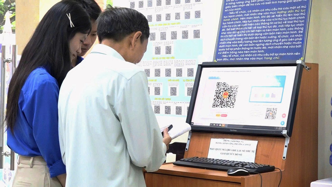 Dấu ấn 'Cẩm Lệ số' trong chính quyền 2 cấp - Ảnh 1.