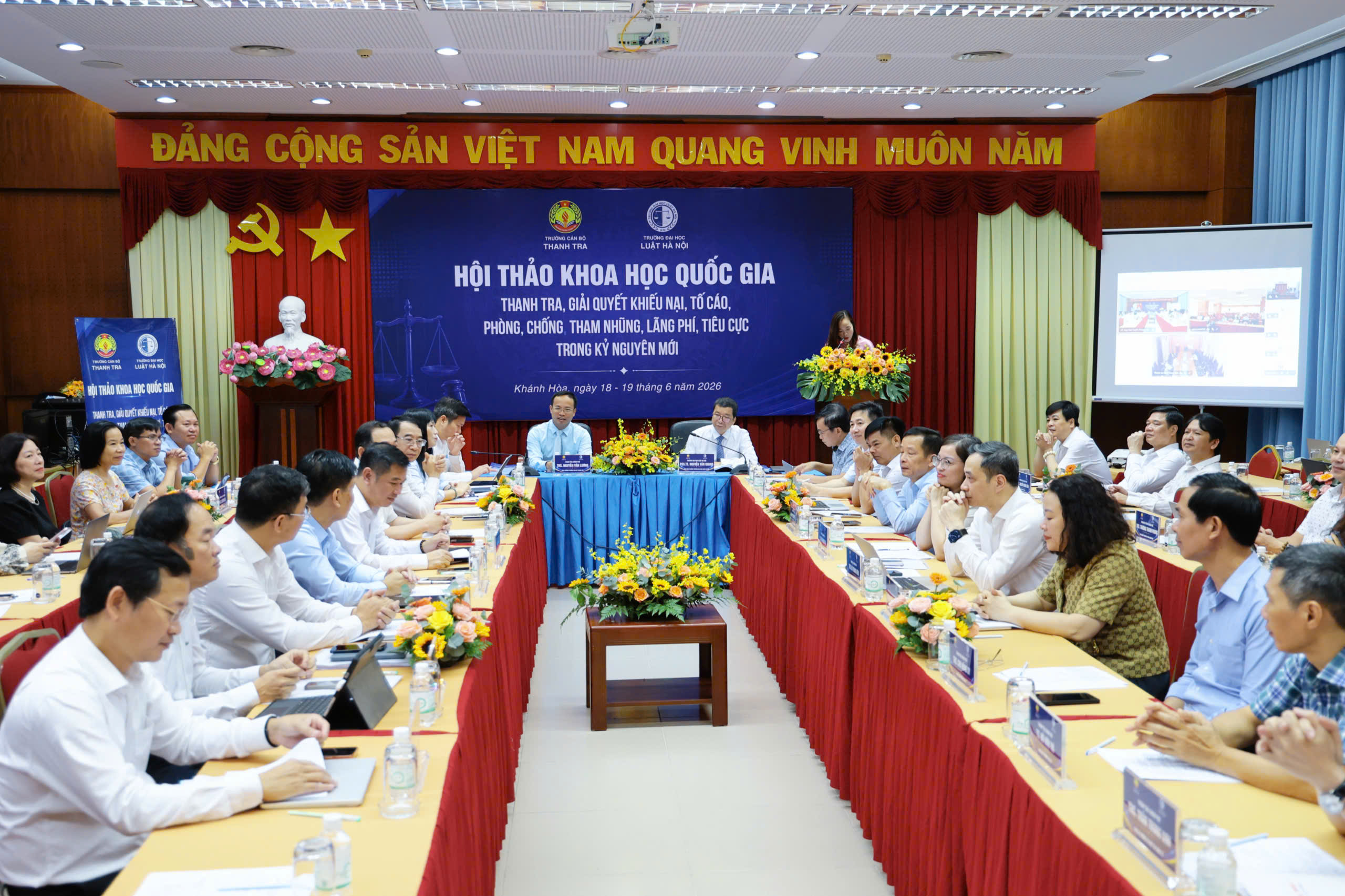 Khánh Hòa tổ chức hội thảo quốc gia về thanh tra, phòng chống tham nhũng, lãng phí- Ảnh 1.