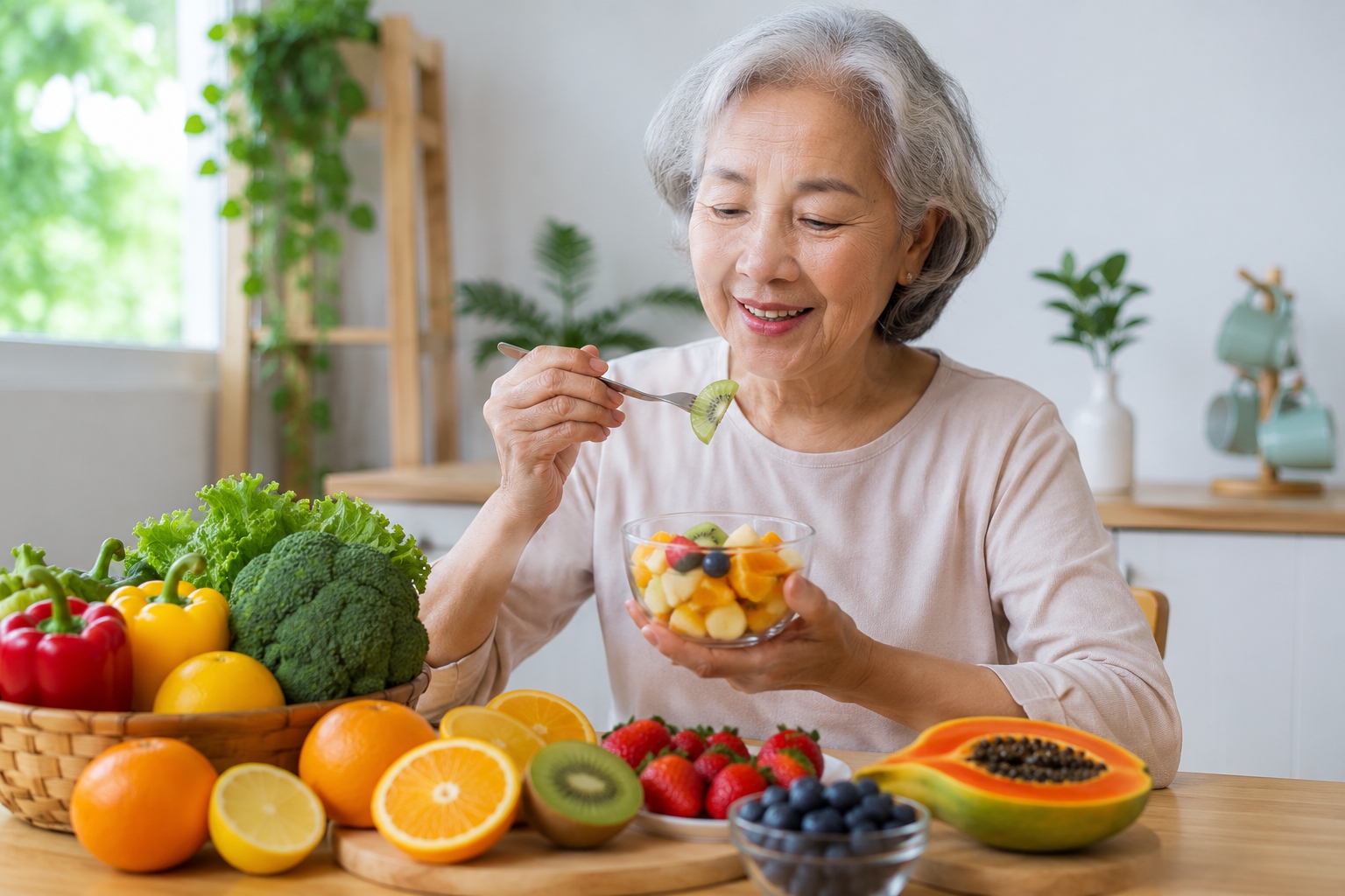 Nghiên cứu mới hé lộ vai trò bất ngờ của vitamin C với người lớn tuổi - Ảnh 1.
