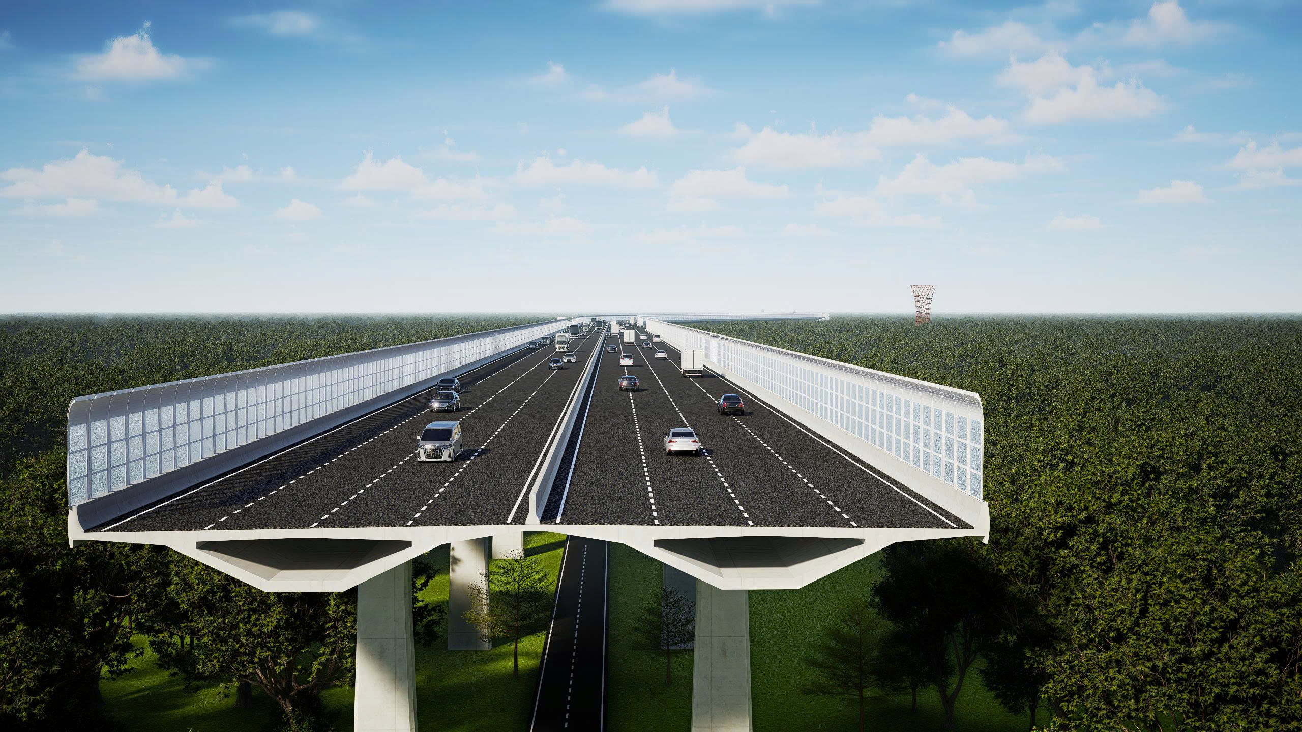 Ảnh phối cảnh 13 km đường tr&ecirc;n cao xuy&ecirc;n Khu bảo tồn thi&ecirc;n nhi&ecirc;n văn h&oacute;a Đồng Nai- Ảnh 3.