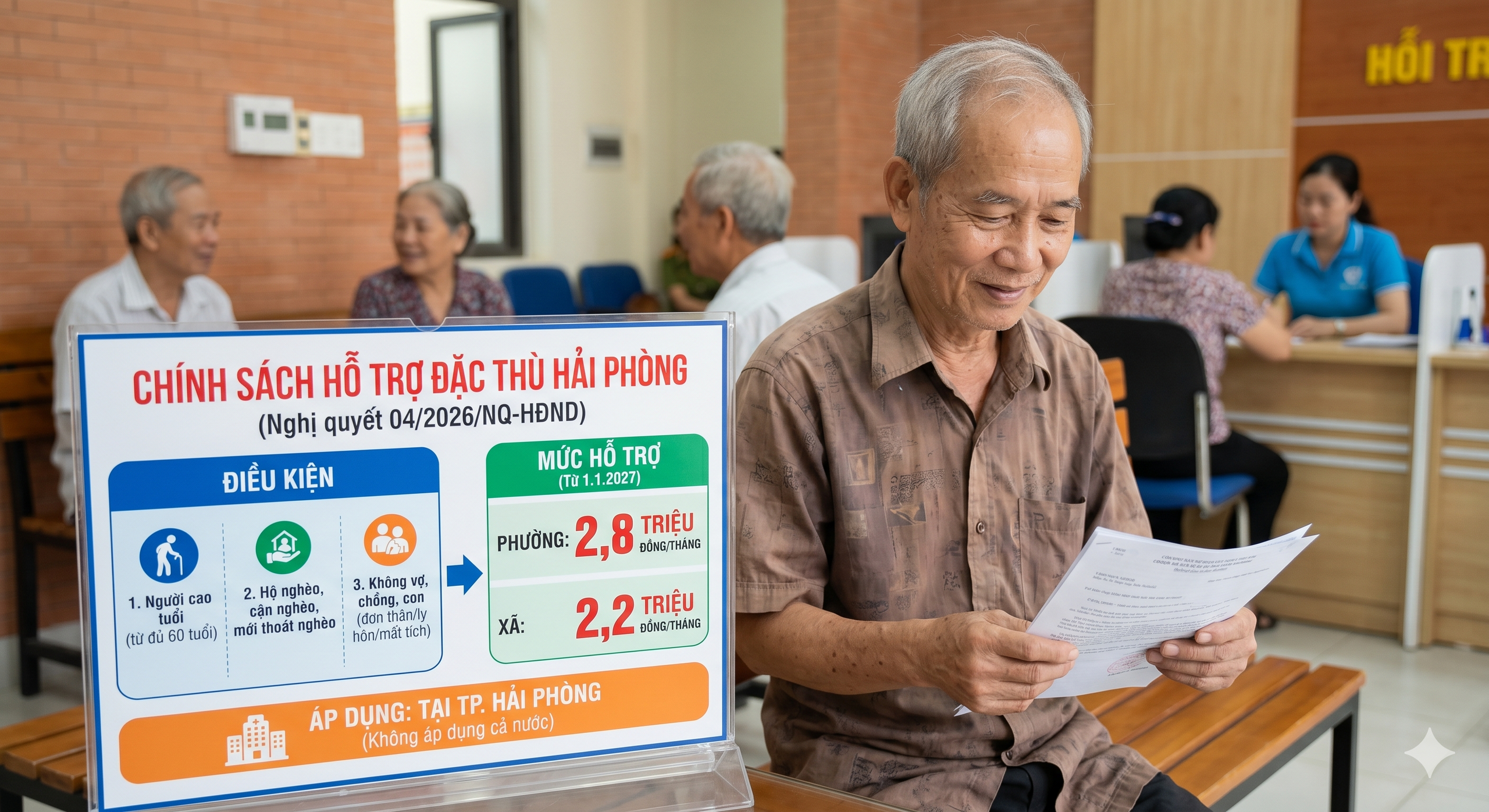 Thực hư 'người không có vợ, chồng, con được nhận 2,2 - 2,8 triệu đồng/tháng? - Ảnh 1.
