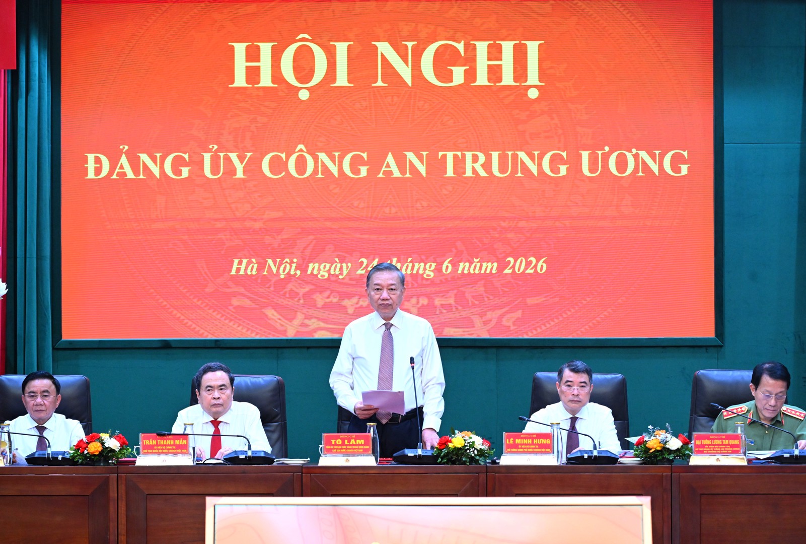 Tổng Bí thư, Chủ tịch nước Tô Lâm dự Hội nghị Đảng ủy Công an T.Ư- Ảnh 1.