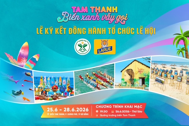 Larue đồng h&agrave;nh c&ugrave;ng Lễ hội biển Tam Thanh 2026 - Ảnh 2.