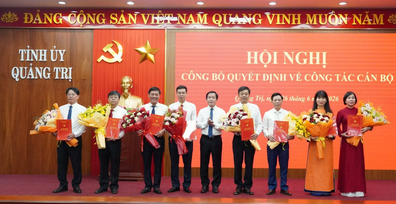 Tỉnh ủy Quảng Trị luân chuyển 8 bí thư đảng ủy xã- Ảnh 1.