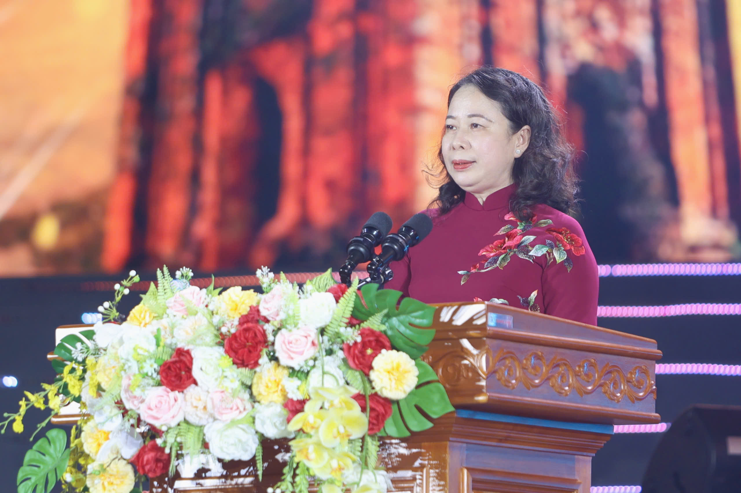 Ph&oacute; chủ tịch nước V&otilde; Thị &Aacute;nh Xu&acirc;n: Biến văn h&oacute;a Chăm th&agrave;nh nguồn lực ph&aacute;t triển- Ảnh 3.