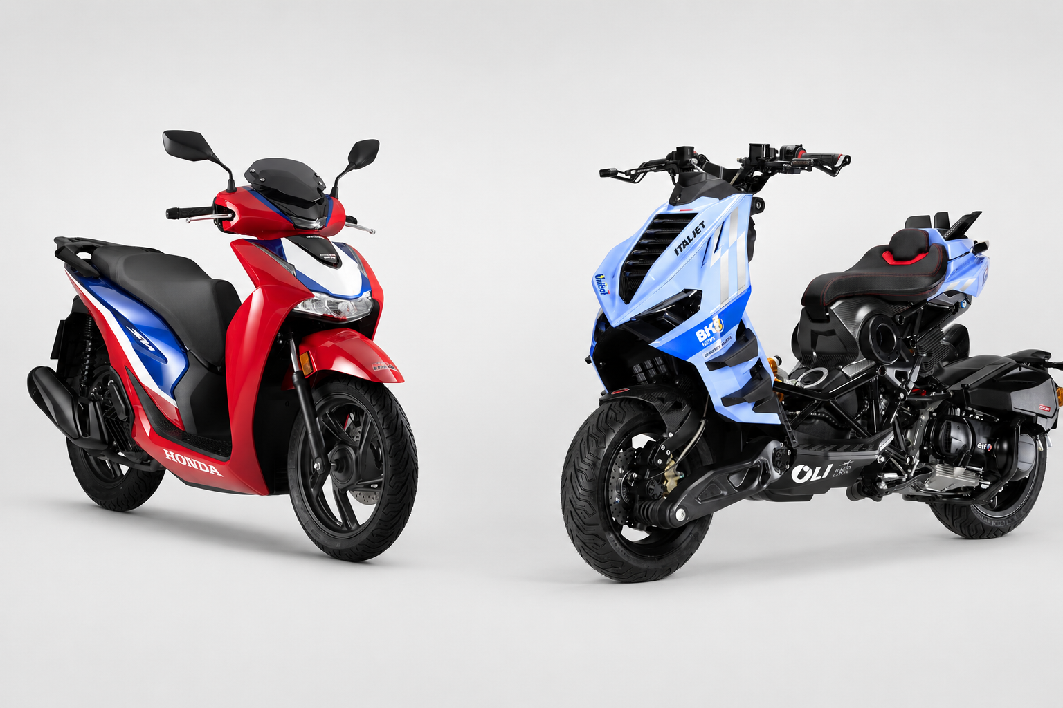 Xe tay ga bản độc số đẹp: Chọn Italjet Dragster 300 Gresini hay Honda SH150i HRC? - Ảnh 2.