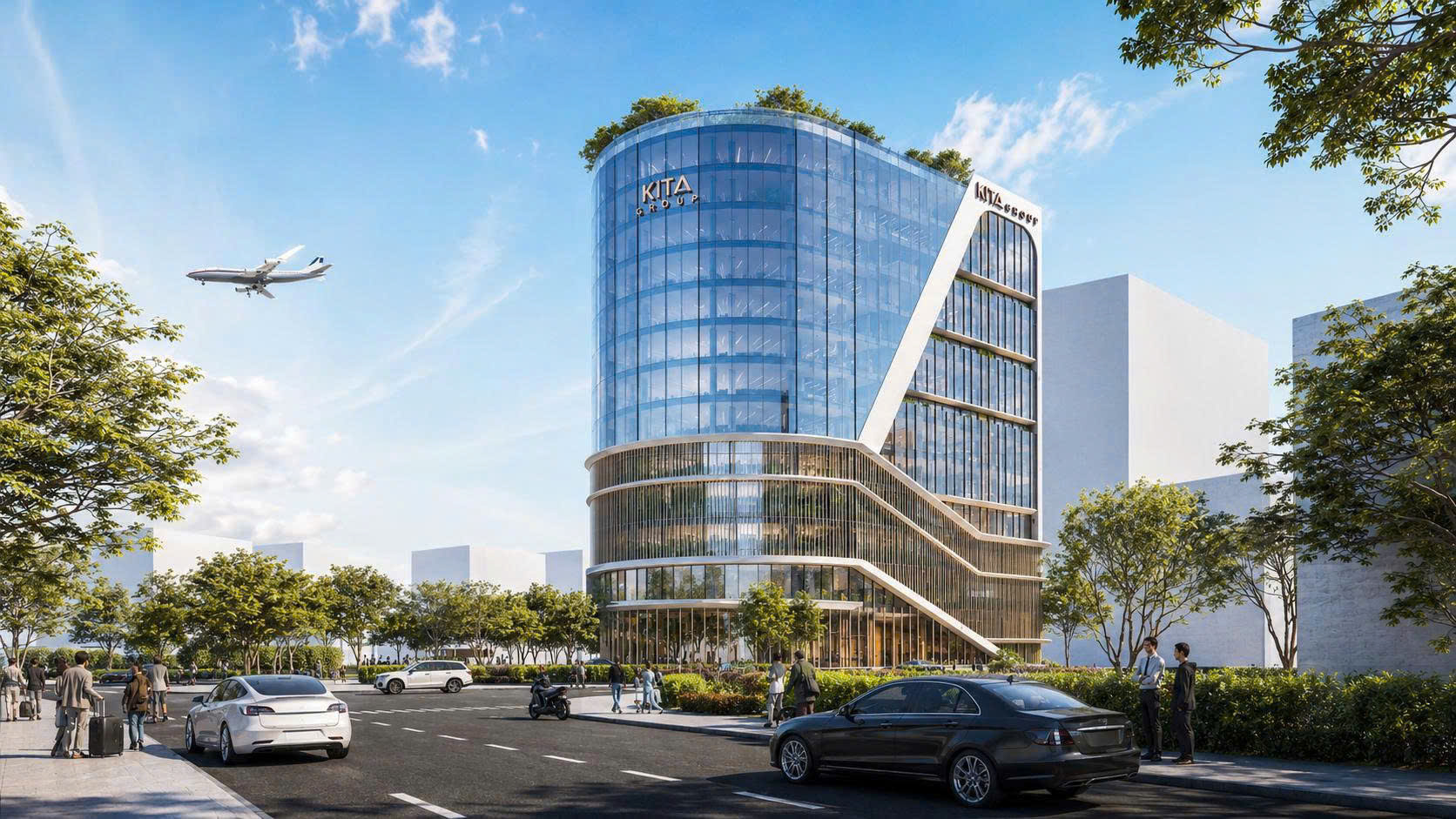 Tòa nhà văn phòng Tập đoàn KITA Group: Dấu mốc của chiến lược phát triển dài hạn- Ảnh 1.