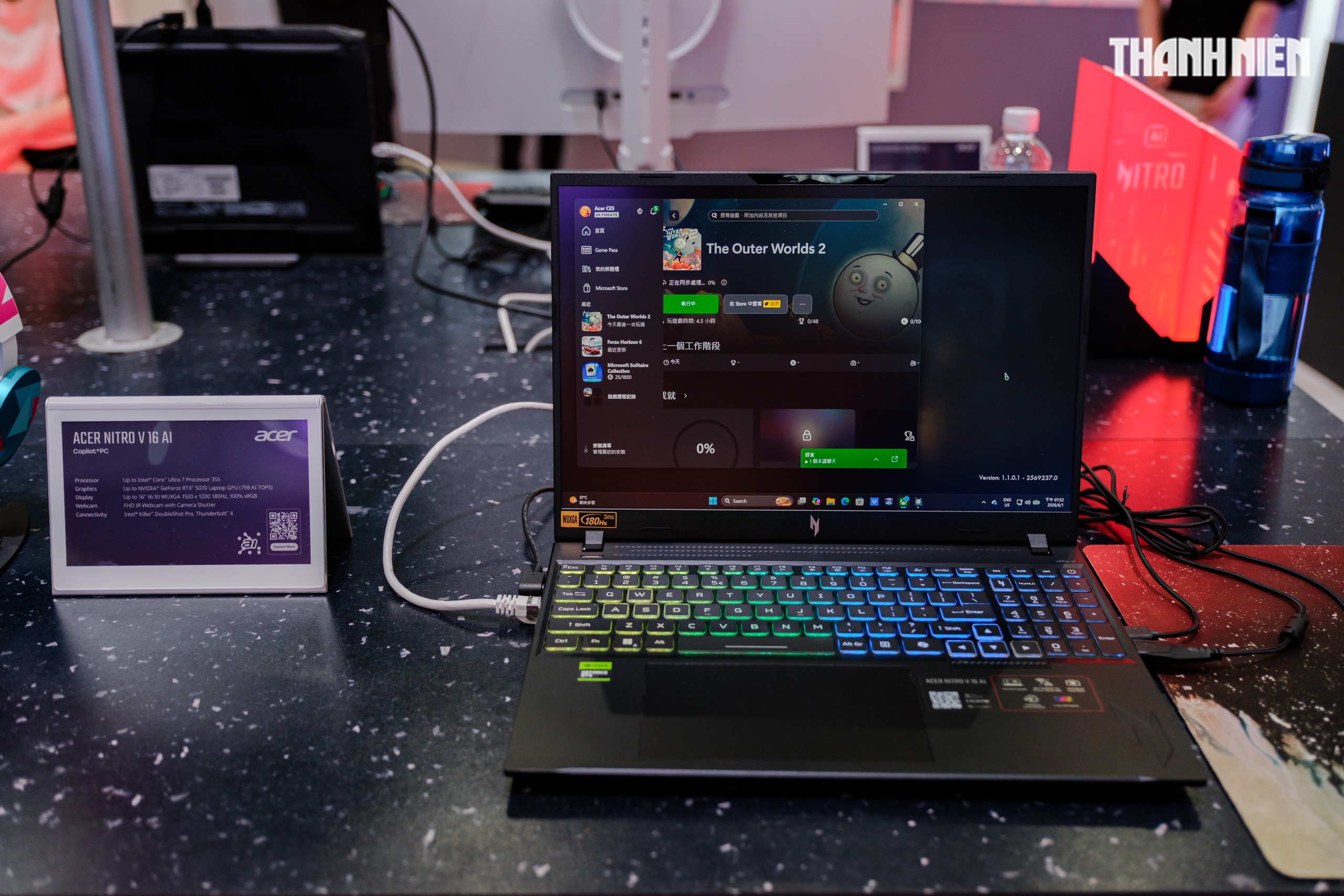 Predator Atlas 8 thu h&uacute;t ch&uacute; &yacute; tại gian h&agrave;ng Acer ở Computex 2026 - Ảnh 4.