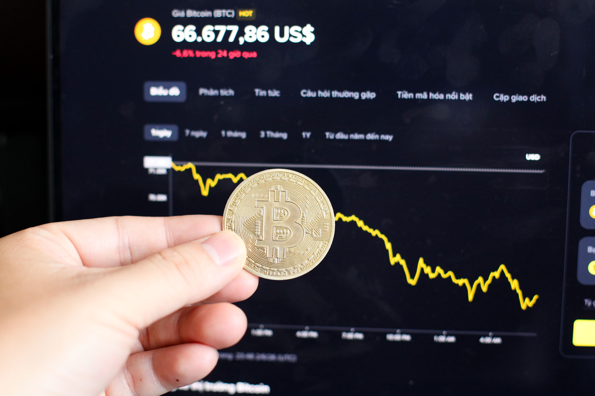 Giá Bitcoin hôm nay 3.6.2026: BTC sập giá, thổi bay 176 tỉ USD vốn hóa thị trường - Ảnh 1.