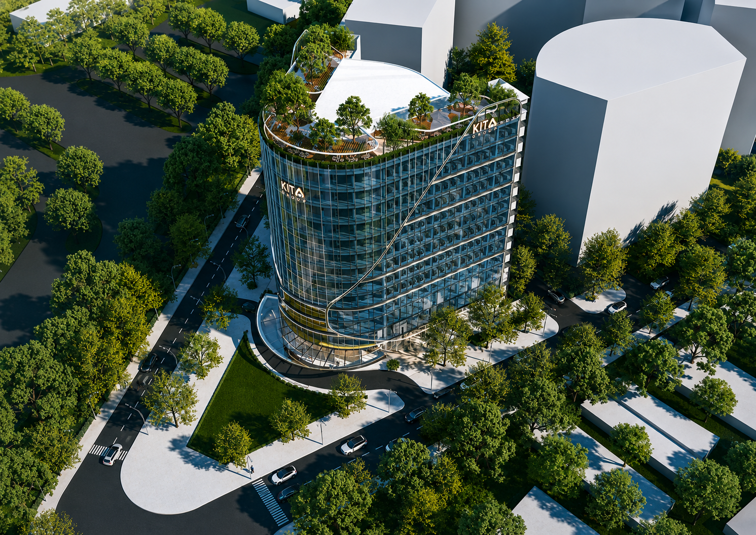 Tòa nhà văn phòng Tập đoàn KITA Group: Dấu mốc của chiến lược phát triển dài hạn- Ảnh 3.