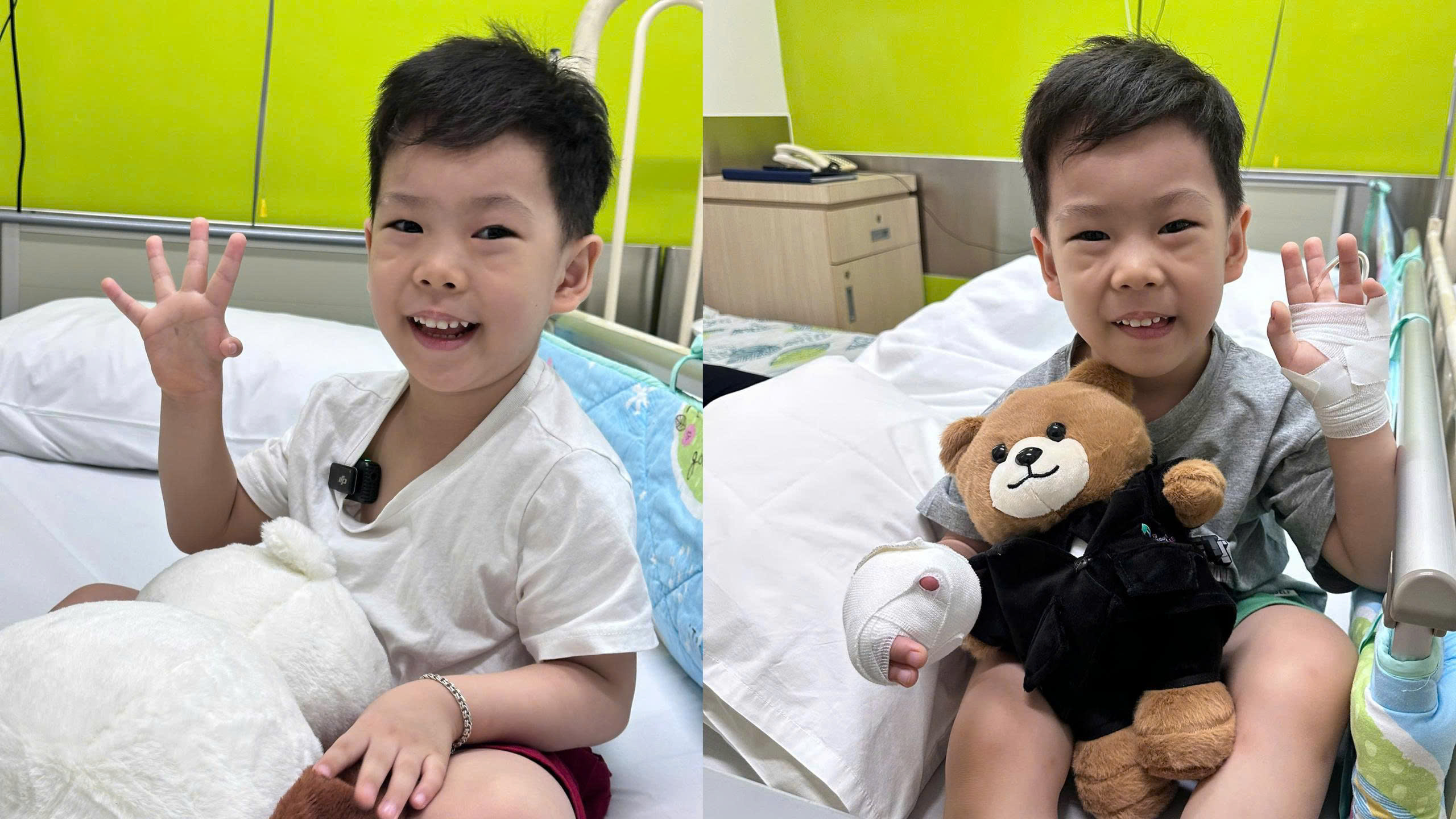 Hành trình 4 năm rưỡi tìm lại bàn tay trọn vẹn cho cậu bé có "ngón tay rơi"- Ảnh 1.