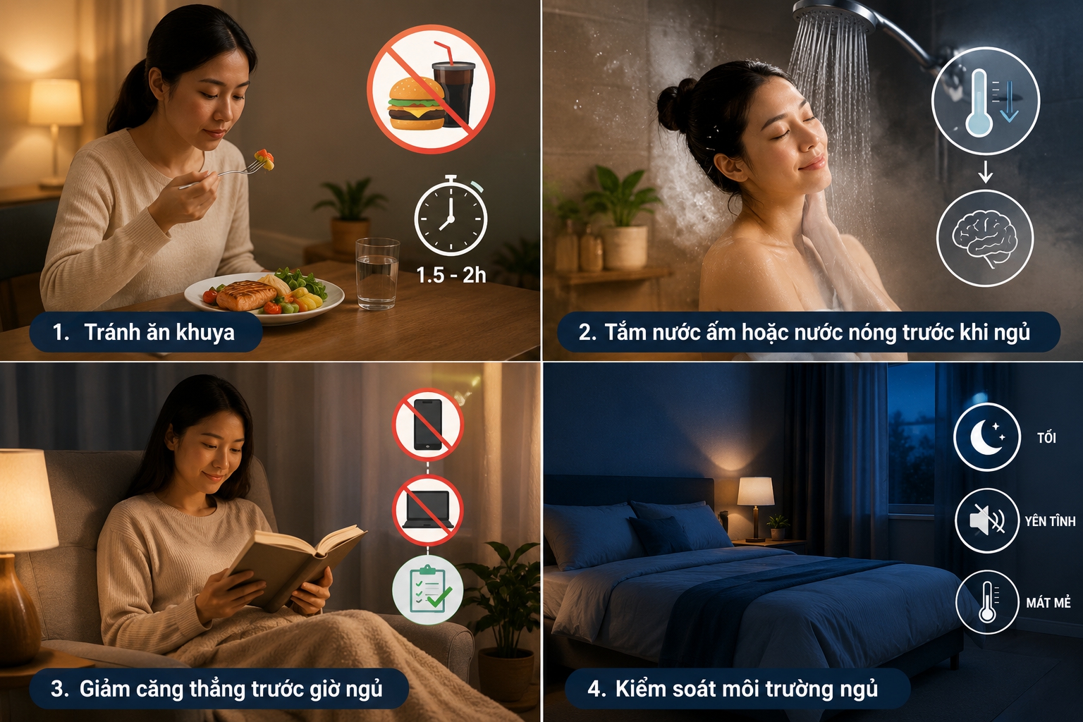 Làm ngay 4 điều này để ngủ ngon, ngủ sâu hơn mỗi đêm - Ảnh 2.