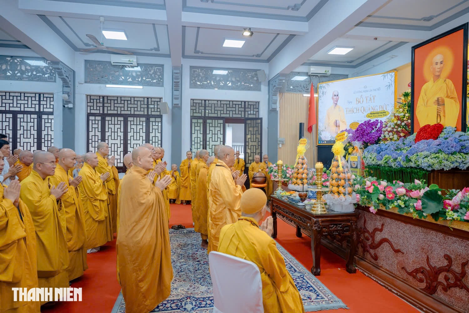 Lễ tưởng niệm 63 năm Bồ tát Thích Quảng Đức vị pháp thiêu thân tại TP.HCM - Ảnh 3.