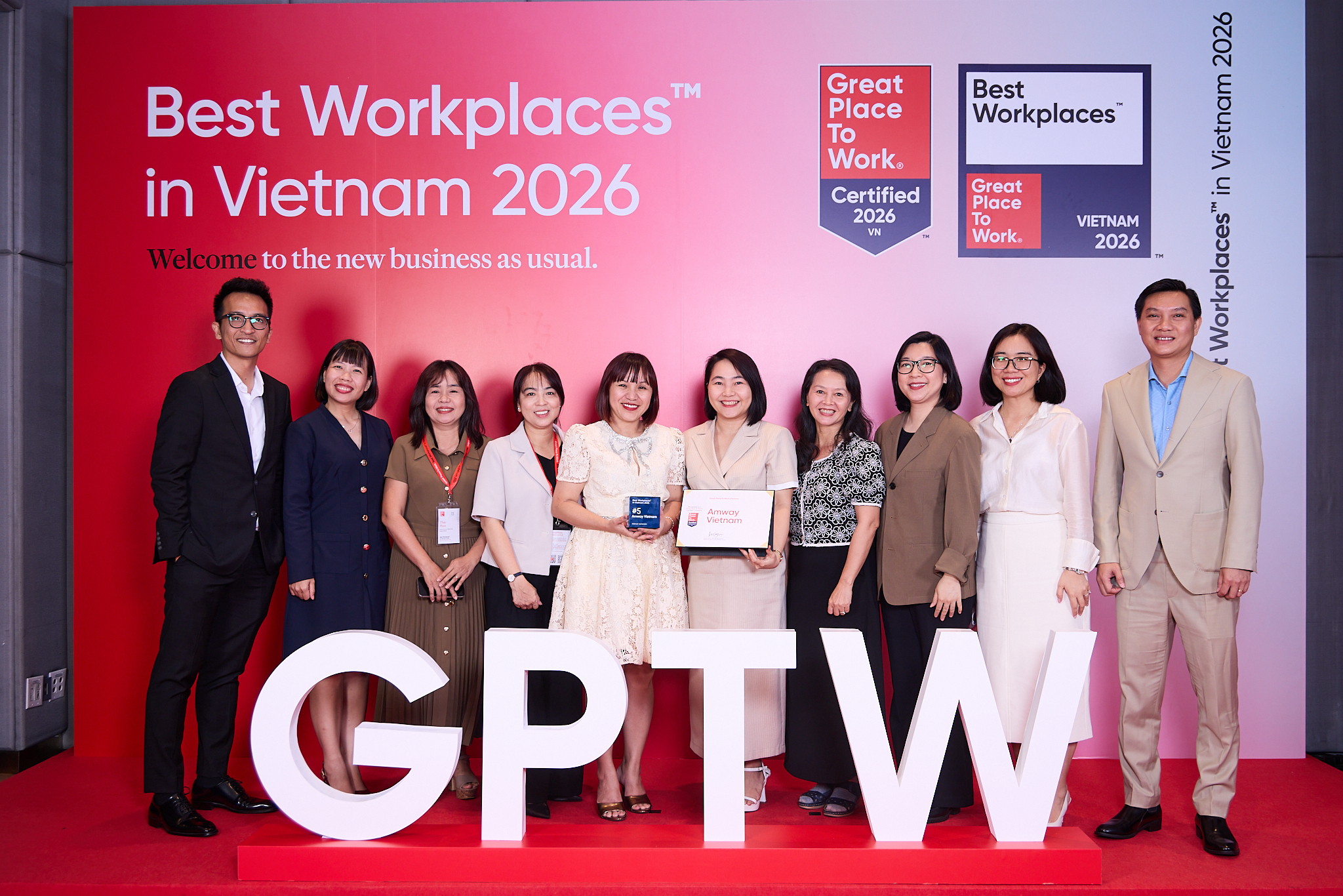 Amway Việt Nam liên tiếp đứng top Nơi làm việc xuất sắc hàng đầu Việt Nam 2026 - Ảnh 1.