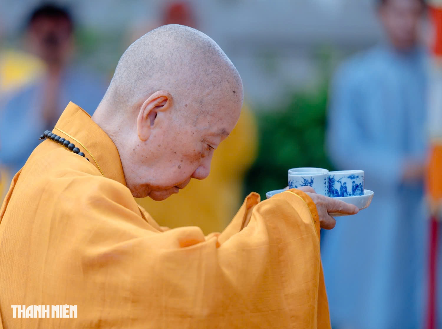 Tưởng niệm 63 năm Bồ t&aacute;t Th&iacute;ch Quảng Đức tại th&aacute;p t&ocirc;n tr&iacute; x&aacute; lợi tr&aacute;i tim - Ảnh 6.