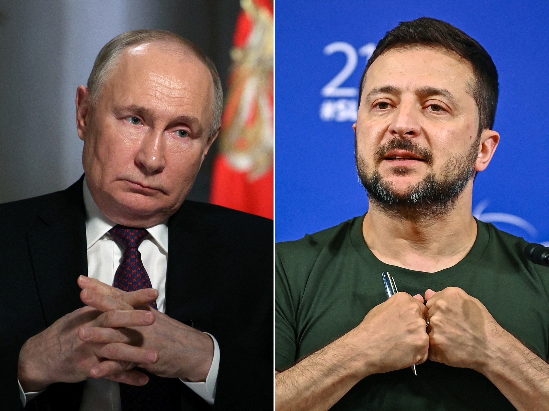 &Ocirc;ng Zelensky đề nghị gặp &ocirc;ng Putin để đ&agrave;m ph&aacute;n - Ảnh 1.