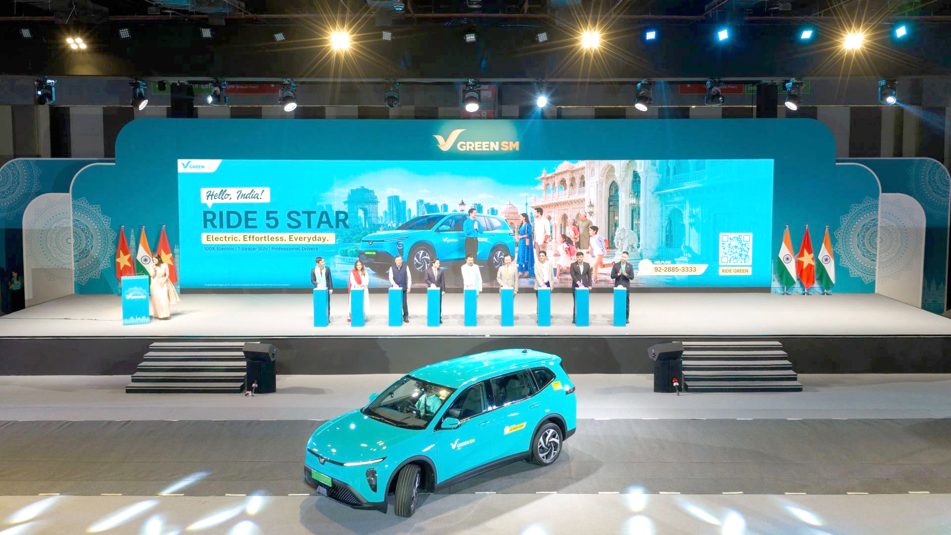 Green SM khai trương dịch vụ taxi điện tại Ấn Độ- Ảnh 1.