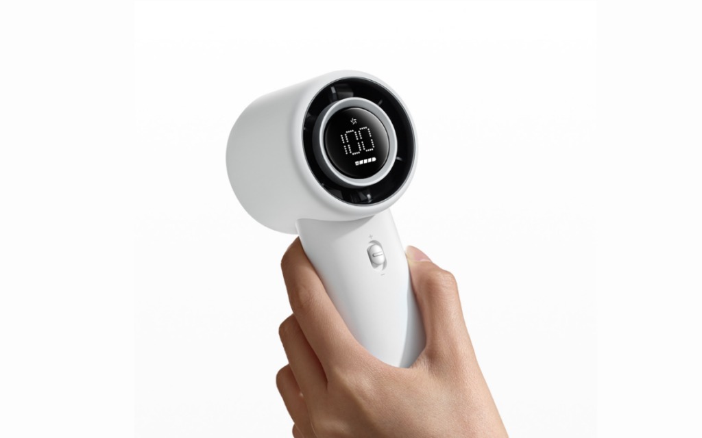 Xiaomi tung quạt cầm tay 100 cấp độ gió, pin 40 tiếng - Ảnh 1.