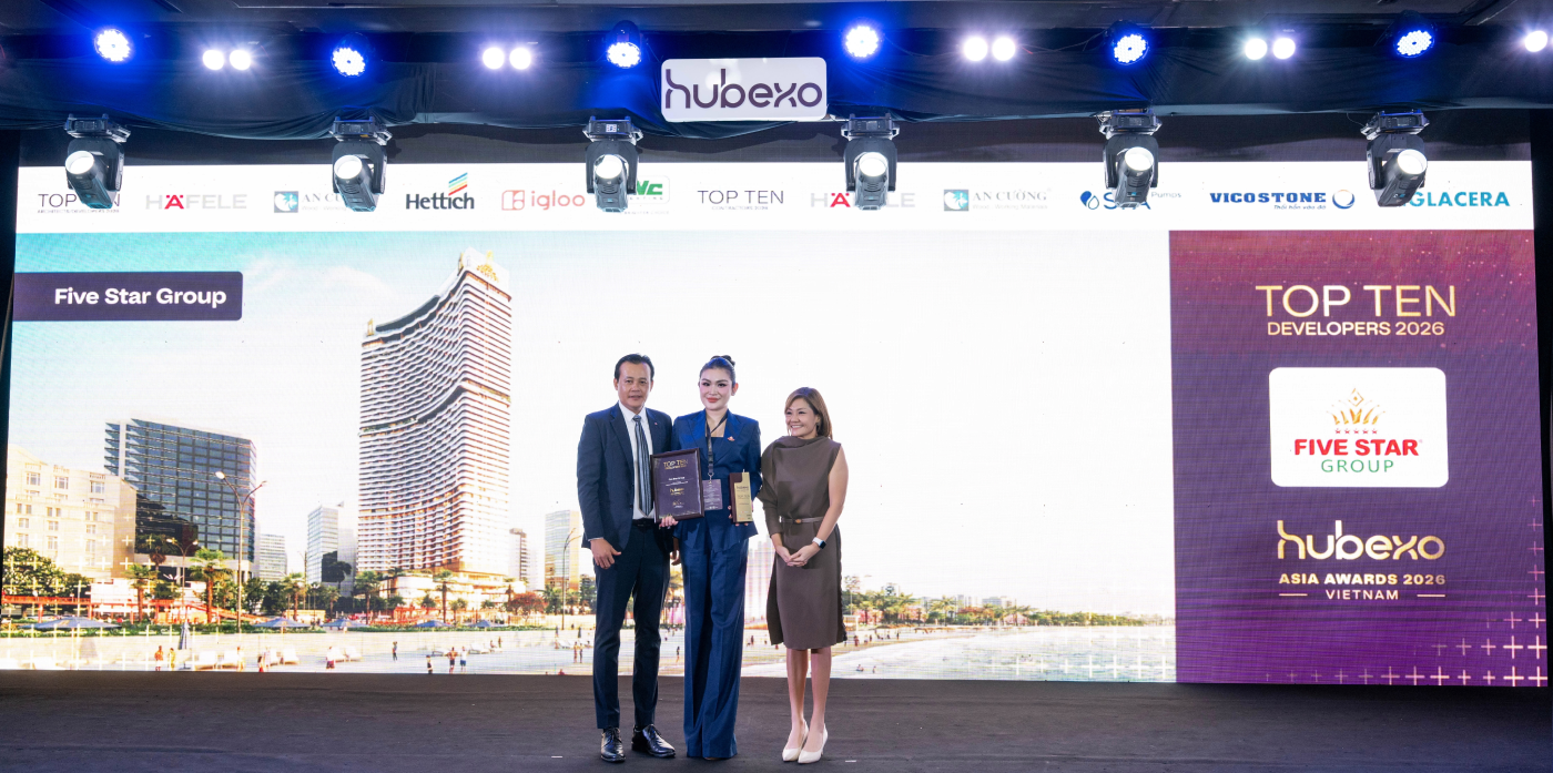 Five Star Group được vinh danh Top 10 Nhà phát triển bất động sản 2026 - Ảnh 1.