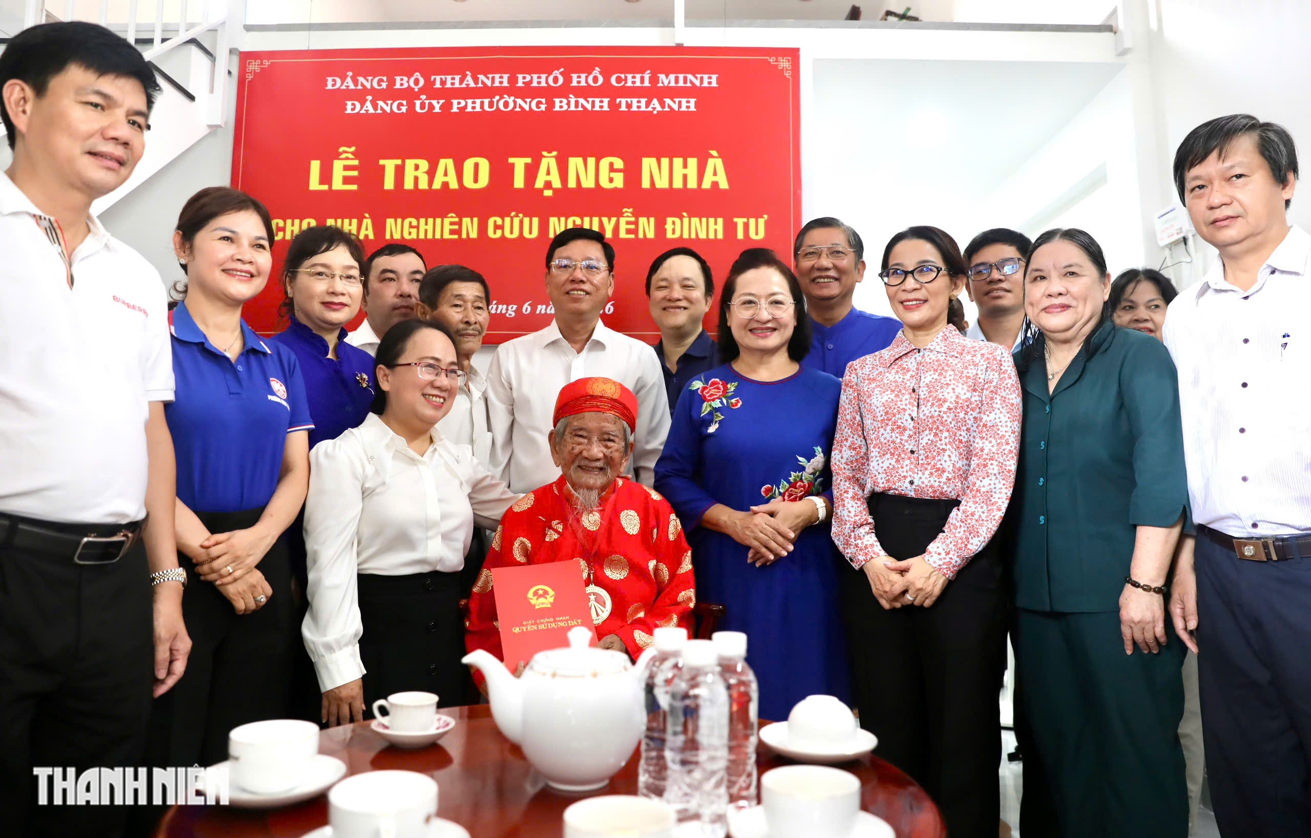 TP.HCM trao tặng nh&agrave; mới cho nh&agrave; nghi&ecirc;n cứu Nguyễn Đ&igrave;nh Tư ở tuổi 106- Ảnh 5.