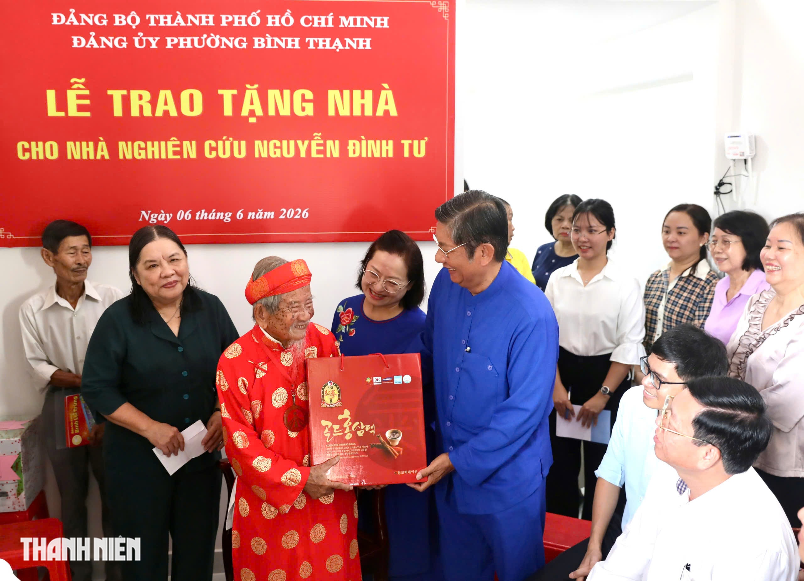 TP.HCM trao tặng nh&agrave; mới cho nh&agrave; nghi&ecirc;n cứu Nguyễn Đ&igrave;nh Tư ở tuổi 106- Ảnh 8.