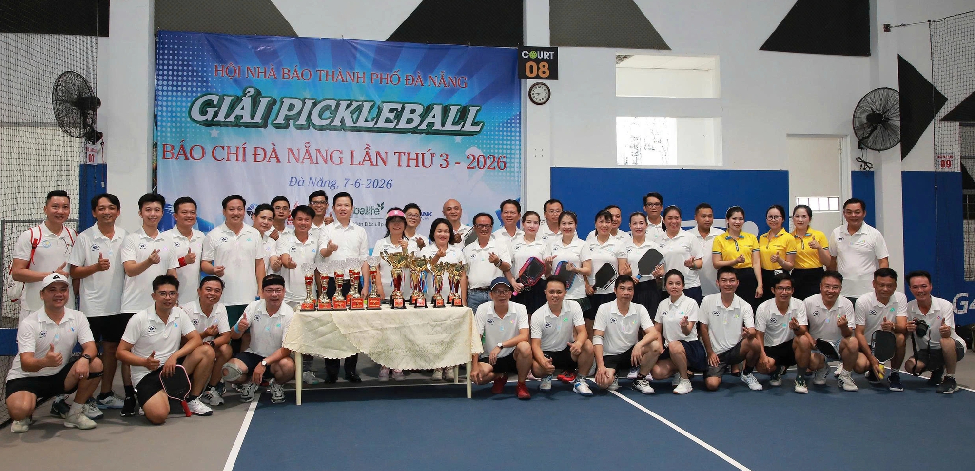 Người làm báo Đà Nẵng sôi nổi tranh tài tại giải pickleball mở rộng 2026- Ảnh 1. Người làm báo Đà Nẵng sôi nổi tranh tài tại giải pickleball mở rộng 2026- Ảnh 1.