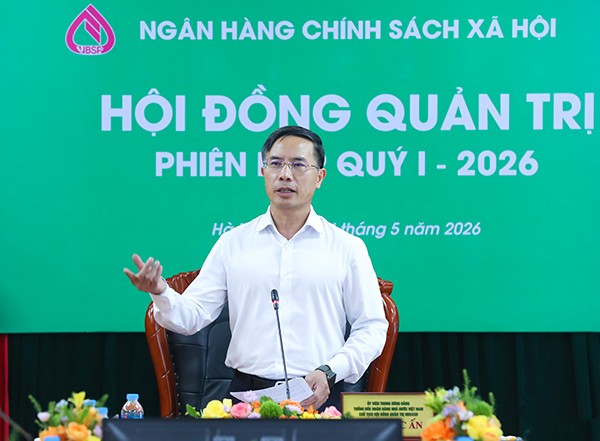 HĐQT NHCSXH họp phiên thường kỳ quý 1/2026- Ảnh 1. HĐQT NHCSXH họp phiên thường kỳ quý 1/2026- Ảnh 1.