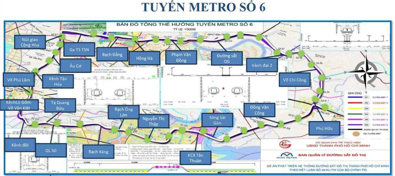 TP.HCM muốn khởi công hơn 22 km metro Tân Sơn Nhất - Phú Hữu ngay cuối năm- Ảnh 1. TP.HCM muốn khởi công hơn 22 km metro Tân Sơn Nhất - Phú Hữu ngay cuối năm- Ảnh 1.