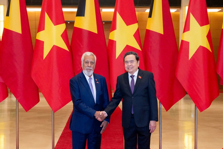 Chủ tịch Quốc hội Trần Thanh Mẫn hội kiến Thủ tướng Timor-Leste - Ảnh 1.
