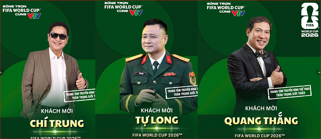 Dàn ‘Táo quân’ sẽ tham gia bình luận World Cup 2026- Ảnh 1. Dàn ‘Táo quân’ sẽ tham gia bình luận World Cup 2026- Ảnh 1.